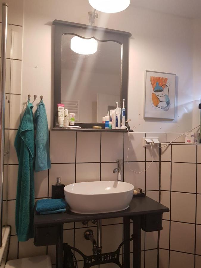 Aeltestes Haus In Quentel - Ferienwohnung 2 Mit Dachterrasse Hessisch Lichtenau ภายนอก รูปภาพ