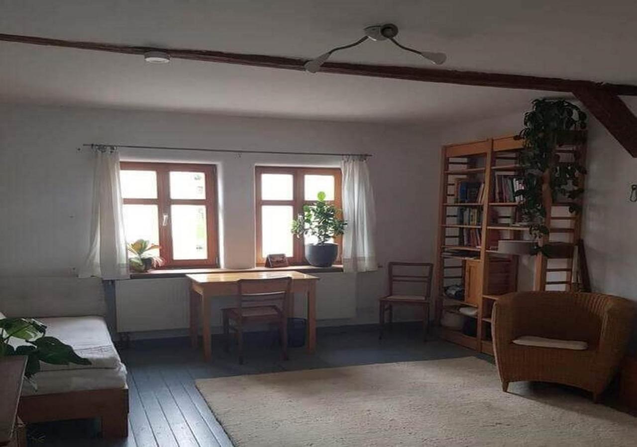 Aeltestes Haus In Quentel - Ferienwohnung 2 Mit Dachterrasse Hessisch Lichtenau ภายนอก รูปภาพ