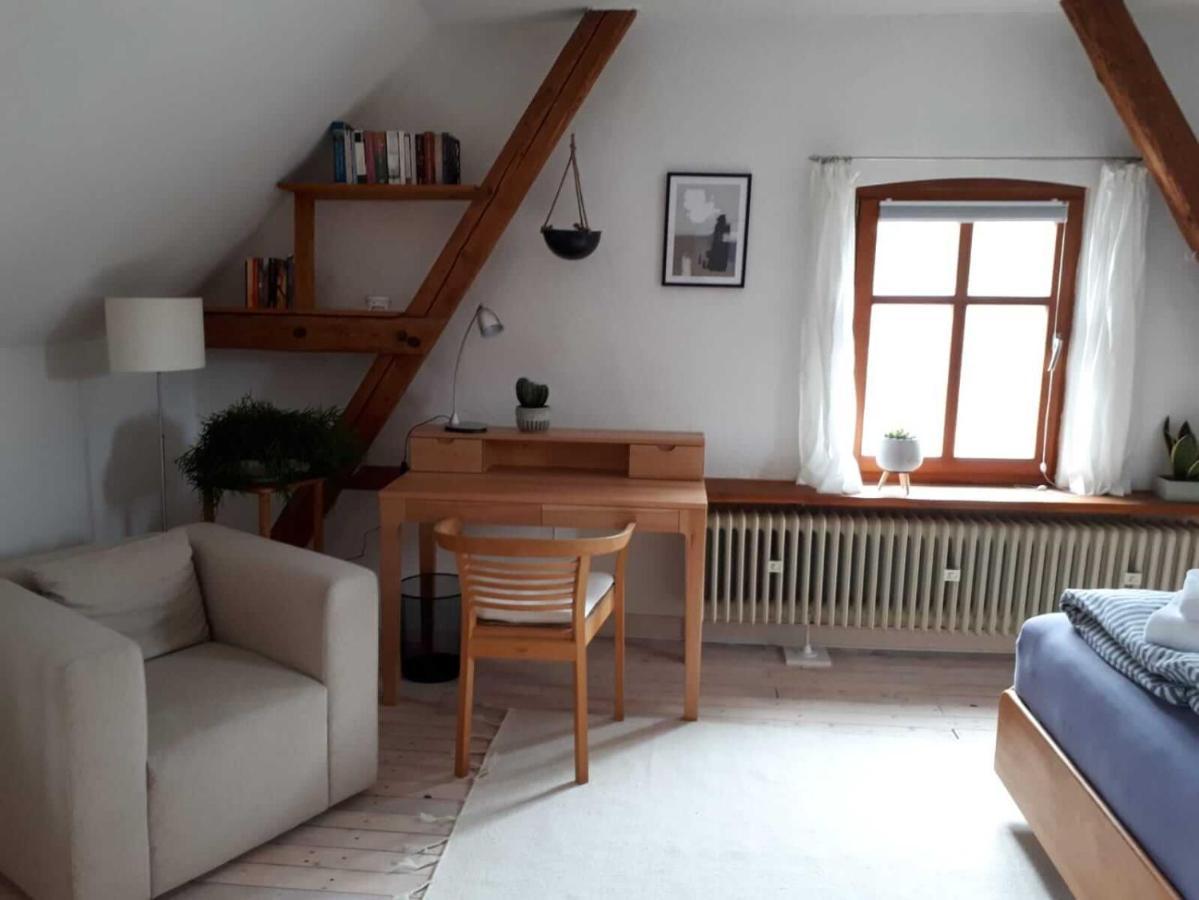 Aeltestes Haus In Quentel - Ferienwohnung 2 Mit Dachterrasse Hessisch Lichtenau ภายนอก รูปภาพ